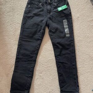 GAP girls size 6 black wash Jeans